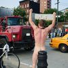 Video: "Naked" Bike Ride In Motion